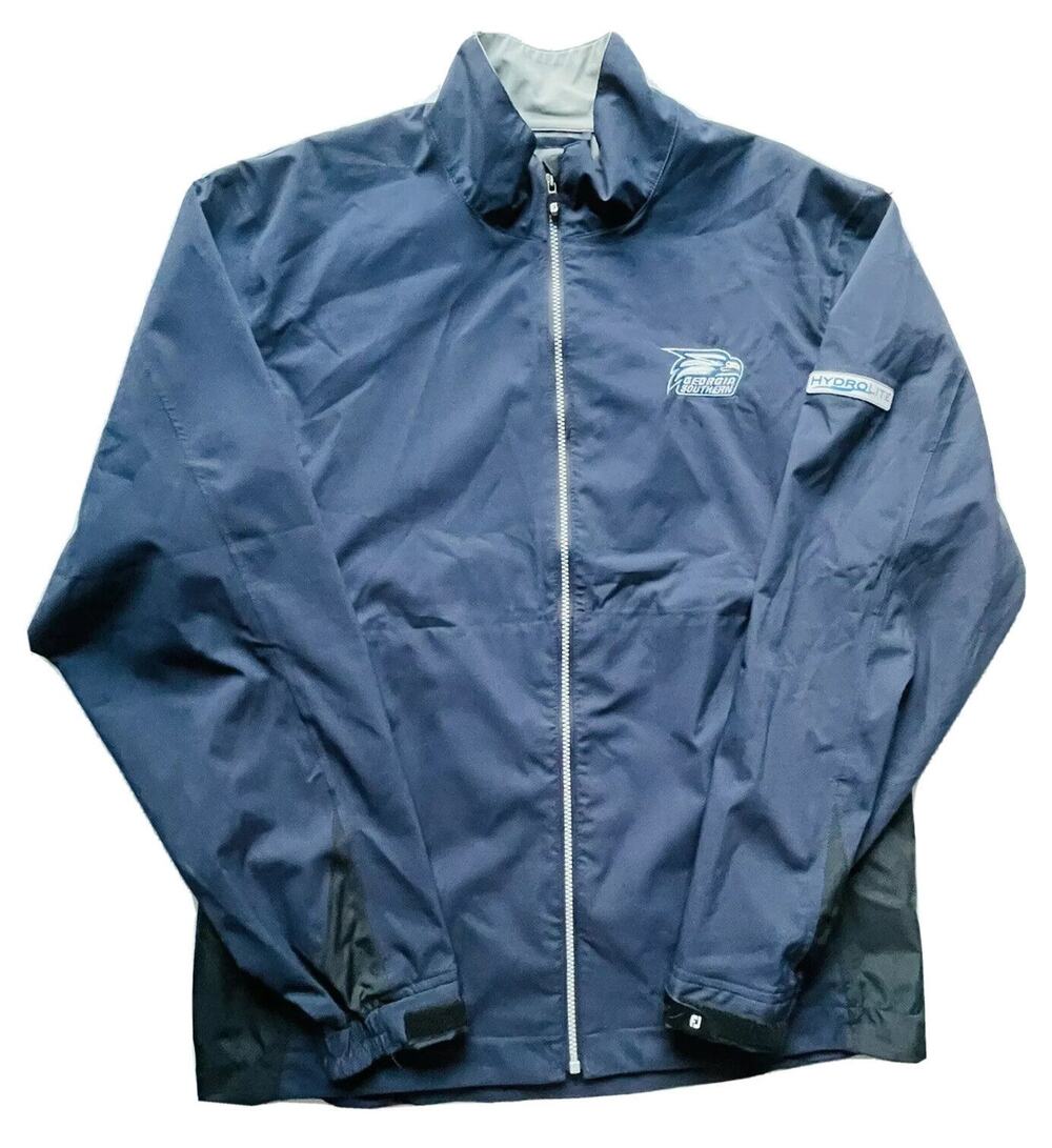Footjoy DryJoys Jacket Mens Small Navy Georgia Southern University Golf Perform